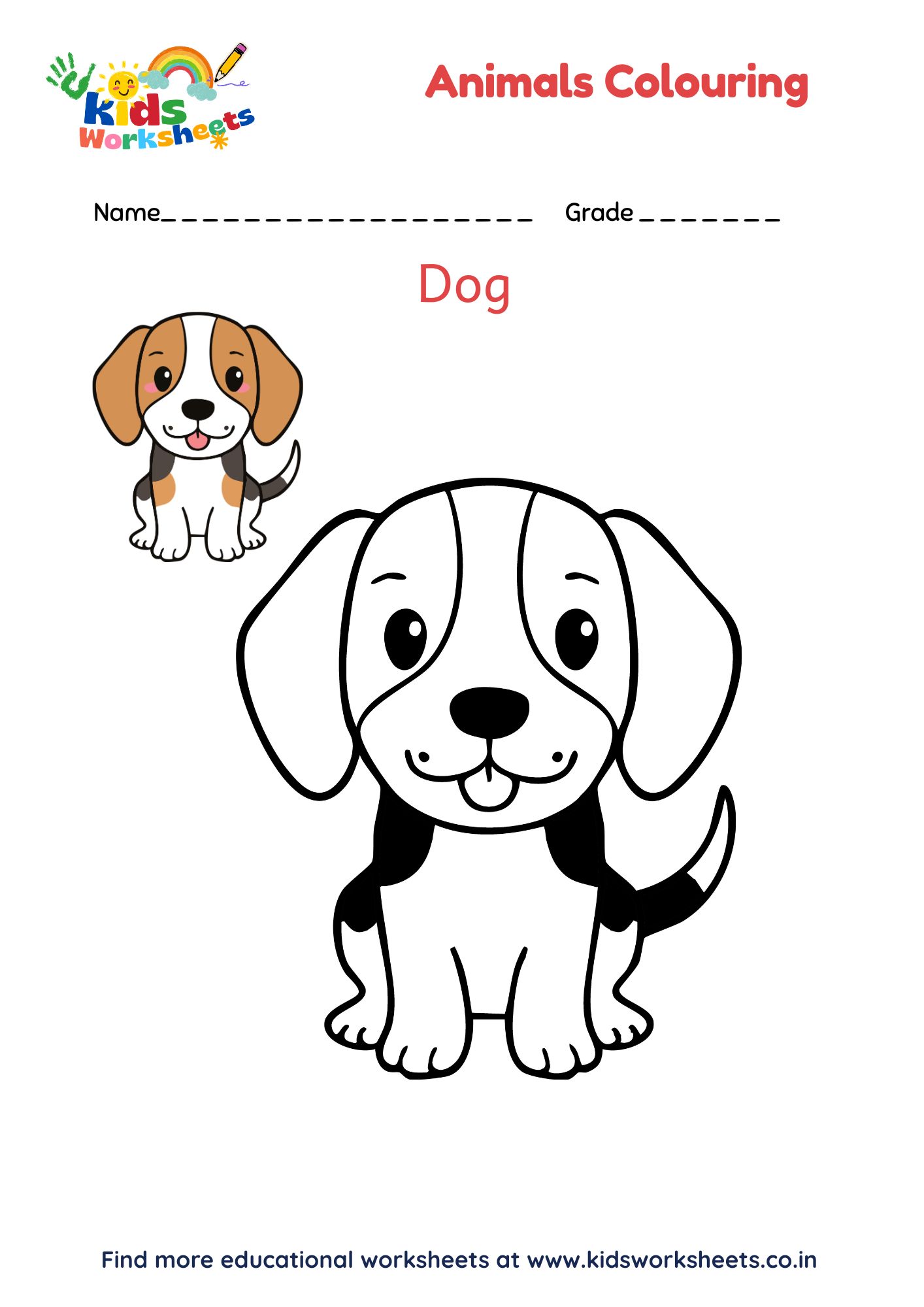Animal Coloring - Dog preview