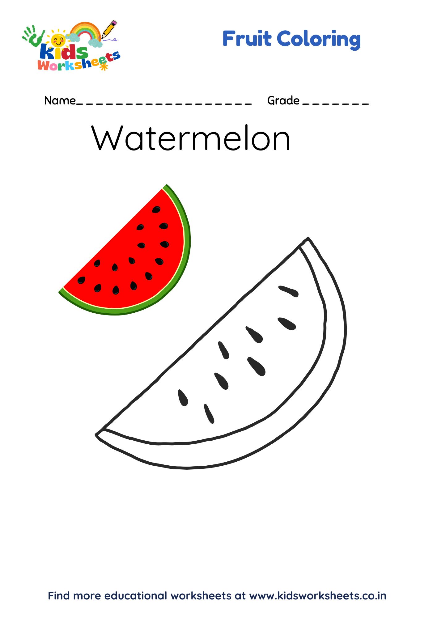 Fruit Coloring 2 preview