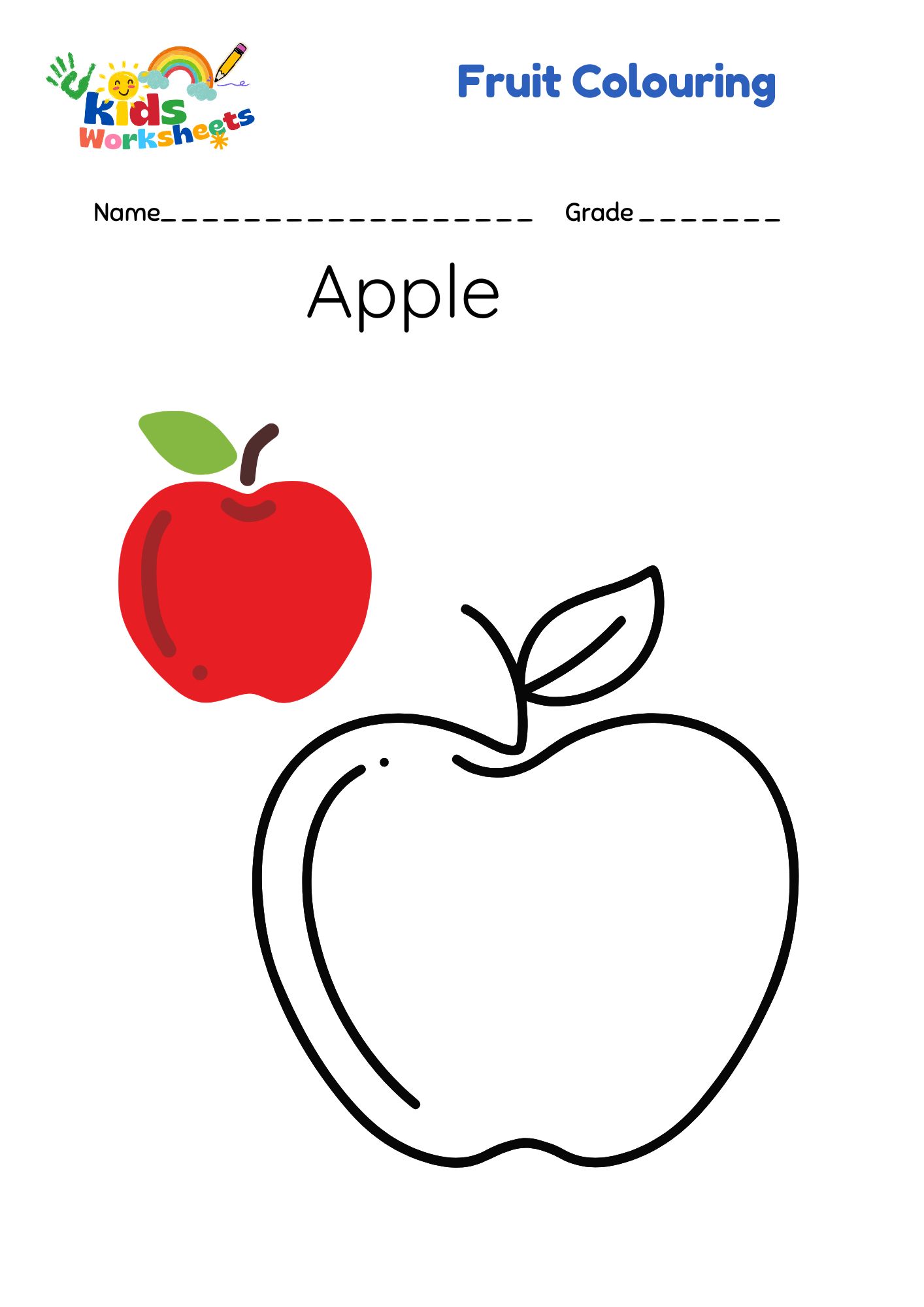 Fruit Coloring 6 preview