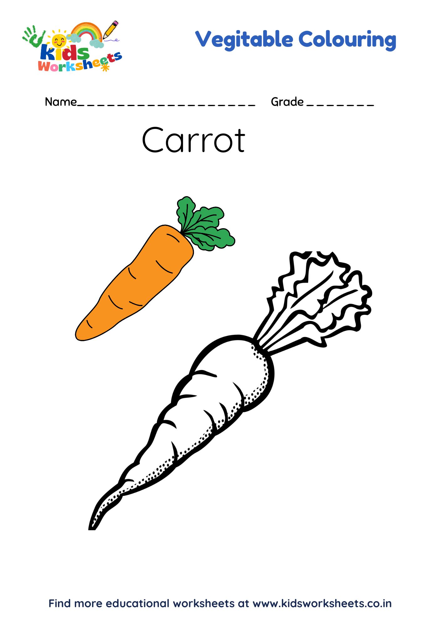 Vegetable Coloring 2 preview