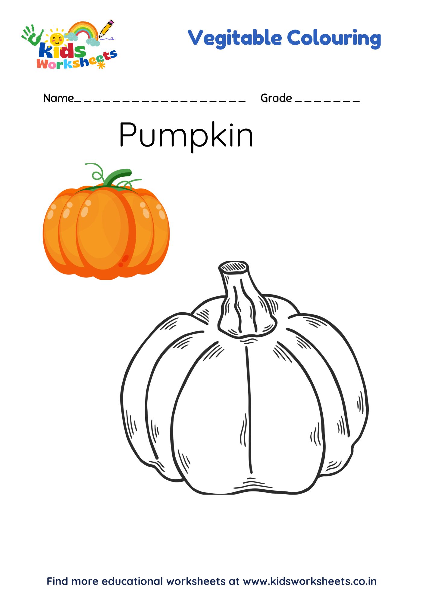 Vegetable Coloring 4 preview