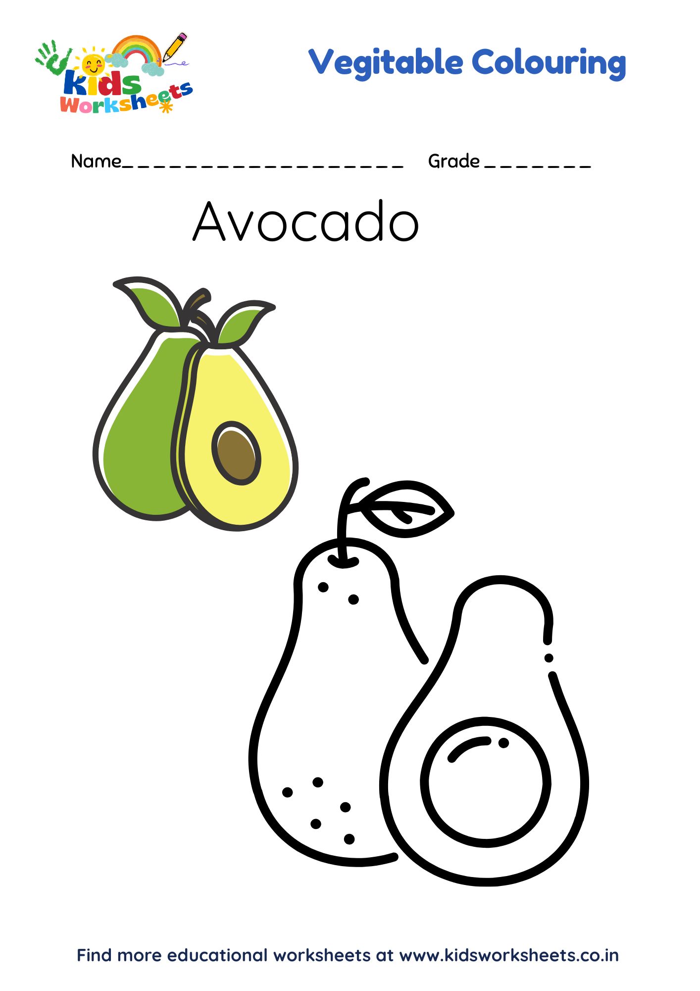 Vegetable Coloring 5 preview