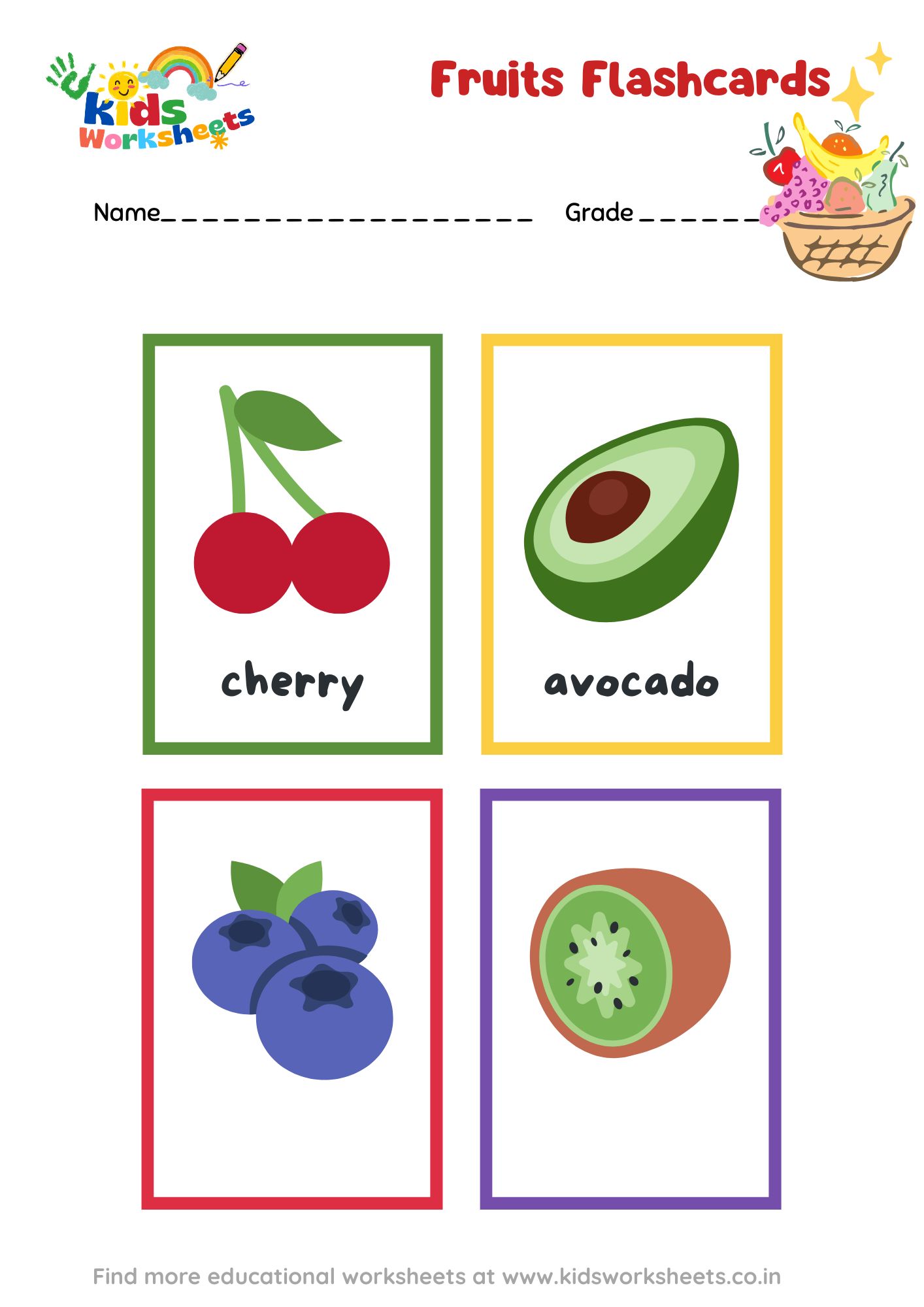 Fruit Flashcards 3 preview