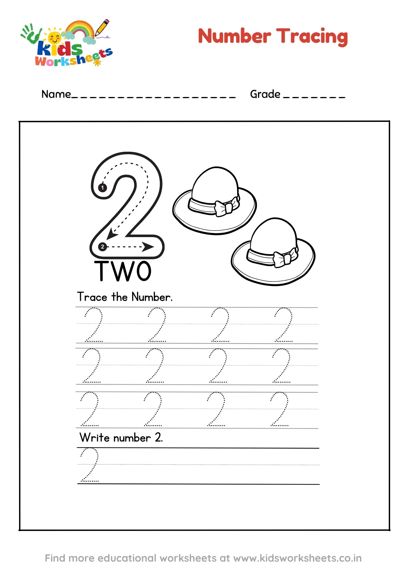 Numbers Tracing 2 preview