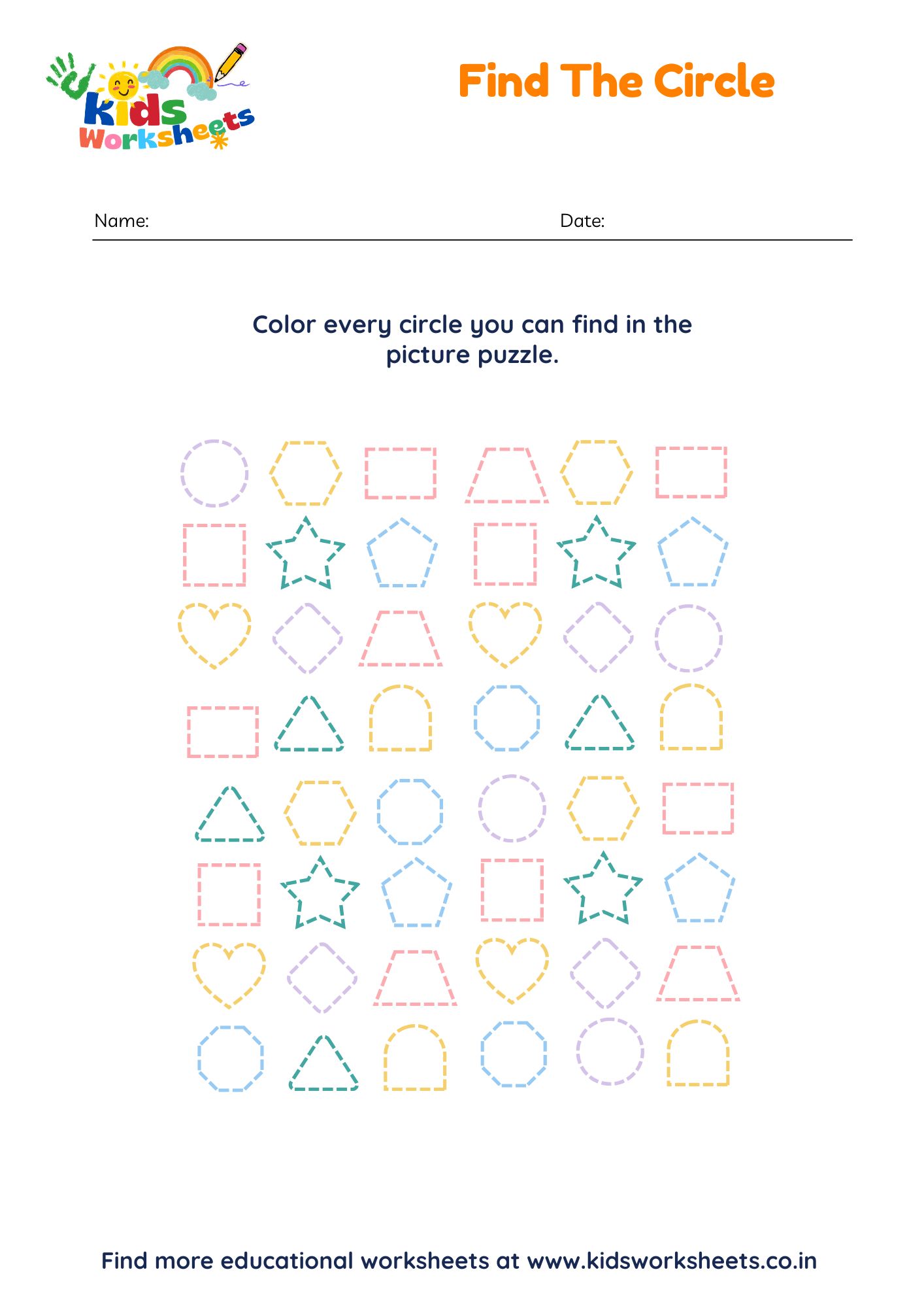 Find the Circle Activity preview